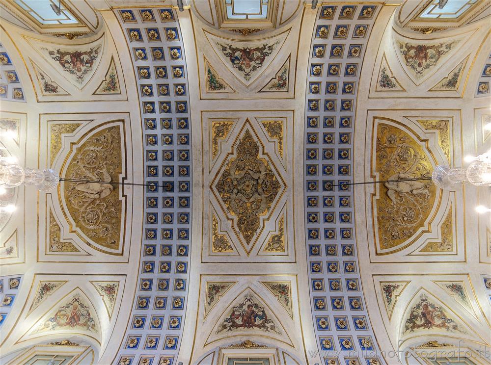 Milan (Italy) - Ceiling of the honor Hall of Serbelloni Palace